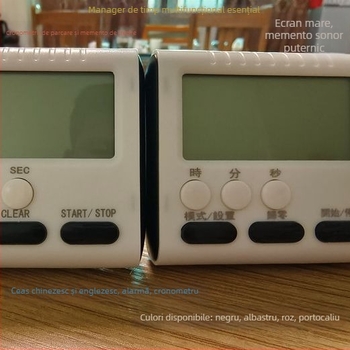 Cronometru pentru elevi cu gestionare a timpului, alarmă și învățare vizuală