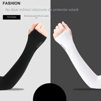 Manșete Ice Silk cu protecție UV, vară, unisex, pentru condus și ciclism în aer liber