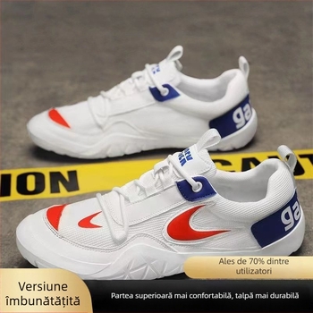 Pantofi sport casual pentru bărbați, din plasă respirabilă, slip-on, talie joasă, ușori