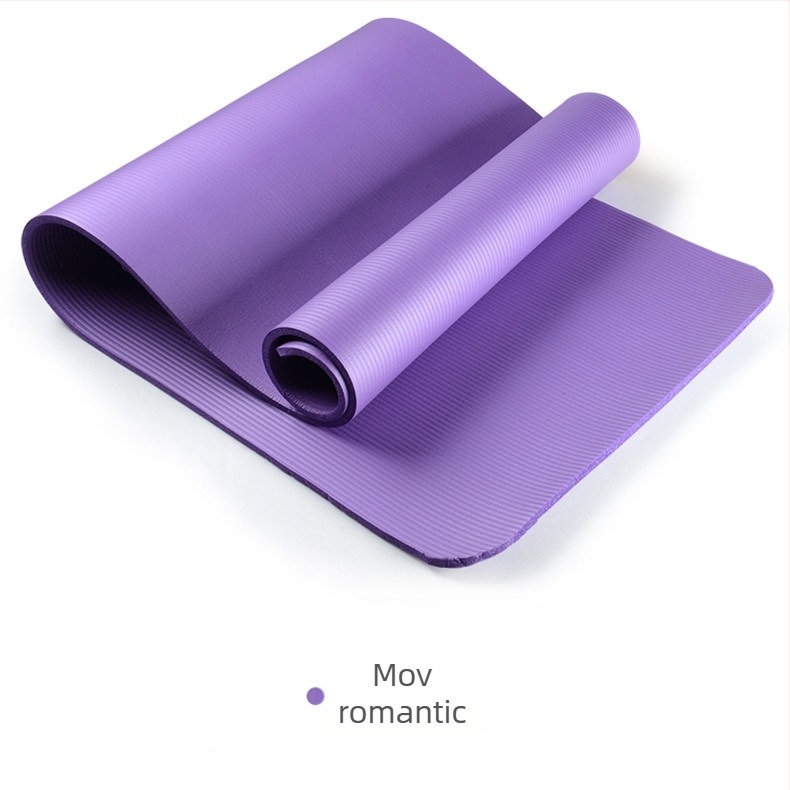 Covoraș yoga NBR 183 × 61 × 10 mm, antiderapant, pentru începători, fitness și dans