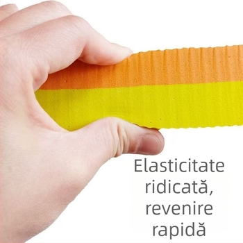 Covoraș de genunchi pentru exerciții cu roata abdominală, burete EVA, grosime 8 mm, suport plat pentru echilibru