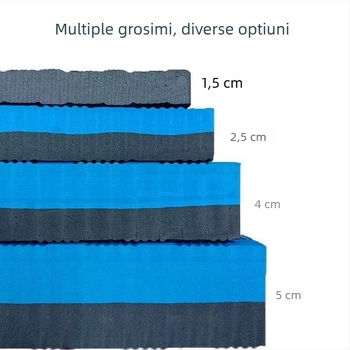 Covoraș de genunchi pentru exerciții cu roata abdominală, burete EVA, grosime 8 mm, suport plat pentru echilibru