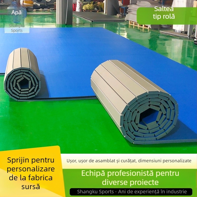 Covorașe rulabile antiderapante pentru antrenamente în sălile de sport