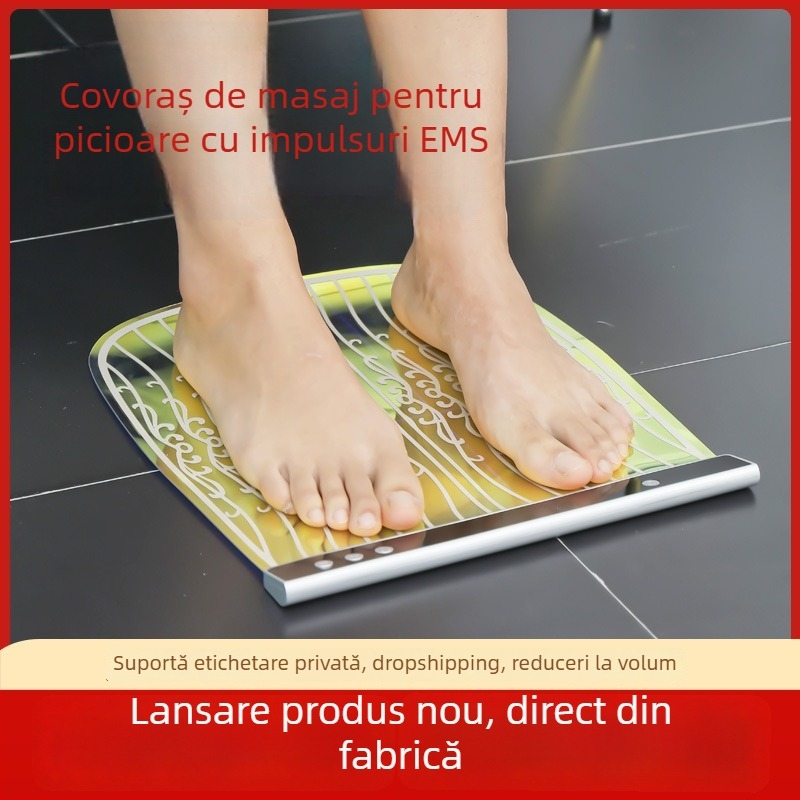 Covoraș de masaj pentru picioare cu EMS – pentru uz casnic