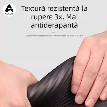 Covoraș de yoga pentru bărbați, începători, mai gros, mai lat și mai lung, antiderapant, pentru uz casnic