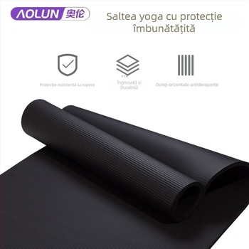 Covoraș de yoga pentru bărbați, începători, mai gros, mai lat și mai lung, antiderapant, pentru uz casnic