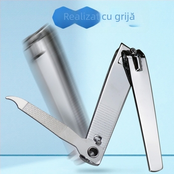 Set mare de unelte pentru unghii din oțel inoxidabil: clește pentru unghii, foarfece pentru unghii și pila de unghii