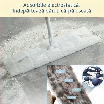 Kakama pânză de podea pentru îndepărtarea prafului, hârtie de curățare a părului, hârtie electrostatică pentru mop, curățenie casnică - personalizabilă