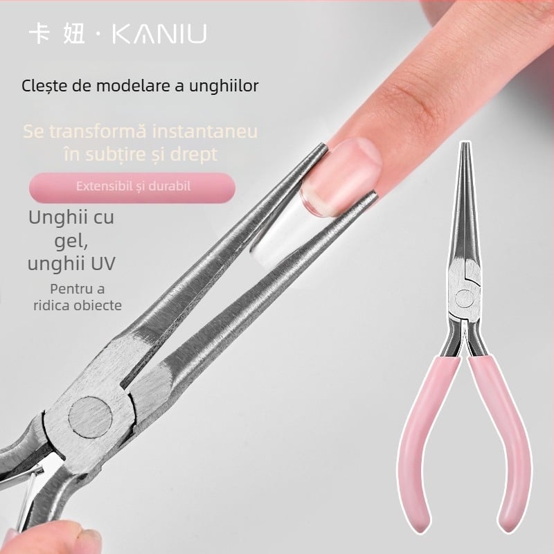 Clește de modelare a unghiilor cu vârfuri ascuțite pentru extensii – instrument profesional de manichiură