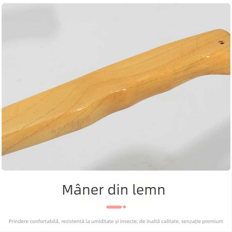 Perie cu mâner din lemn pentru ceară auto