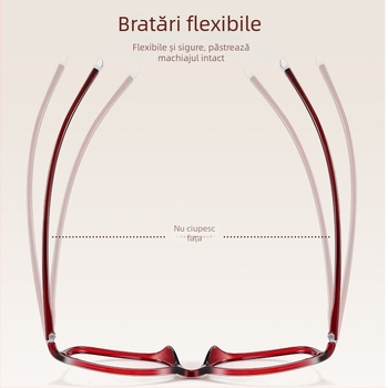 Ochelari de lectură ultra-ușori cu protecție împotriva luminii albastre, pentru femei, modelul 96003, eleganți și tineri, rame TR90