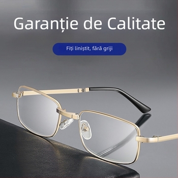Ochelari de citit pliabili cu filtru anti-lumină albastră, model 2233, ochelari de mărire de înaltă calitate pentru bărbați, portabili