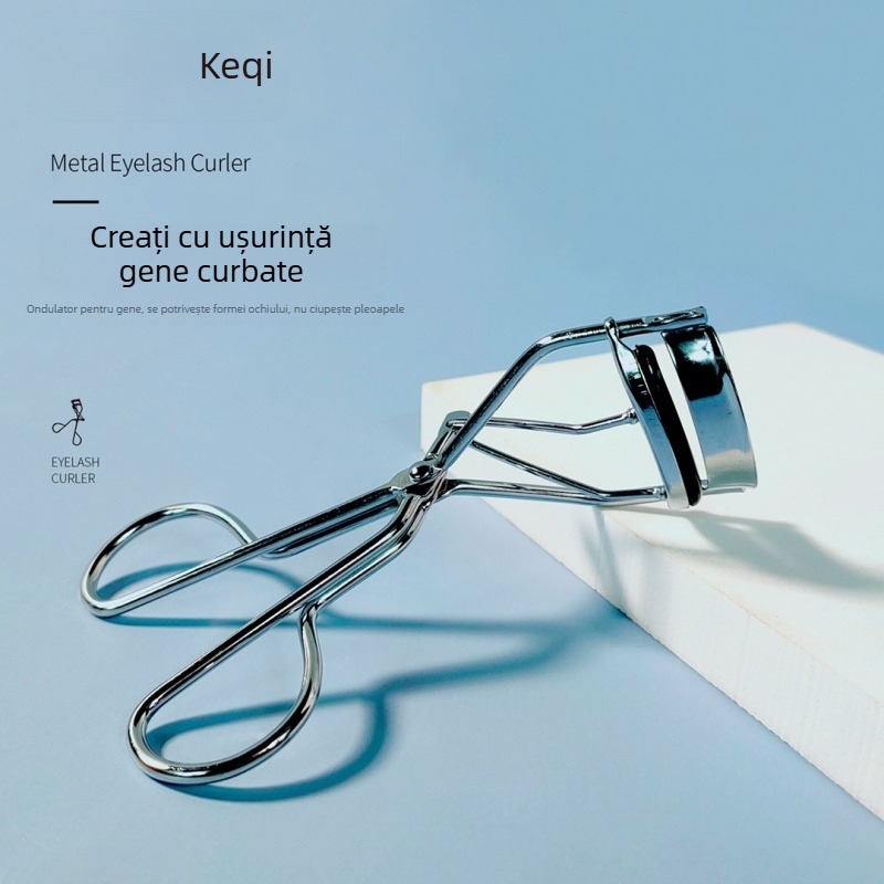 Keqi KQ1054 Clește pentru curling gene din oțel inoxidabil, potrivit începătorilor, se potrivește formelor ochilor, design simplu și elegant