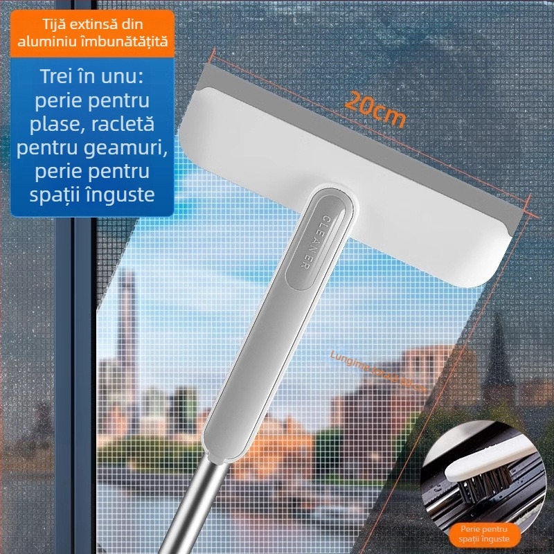 Perie de curățare a plasei ferestrei, dublă față, rotativă – Enjoy Home Beauty