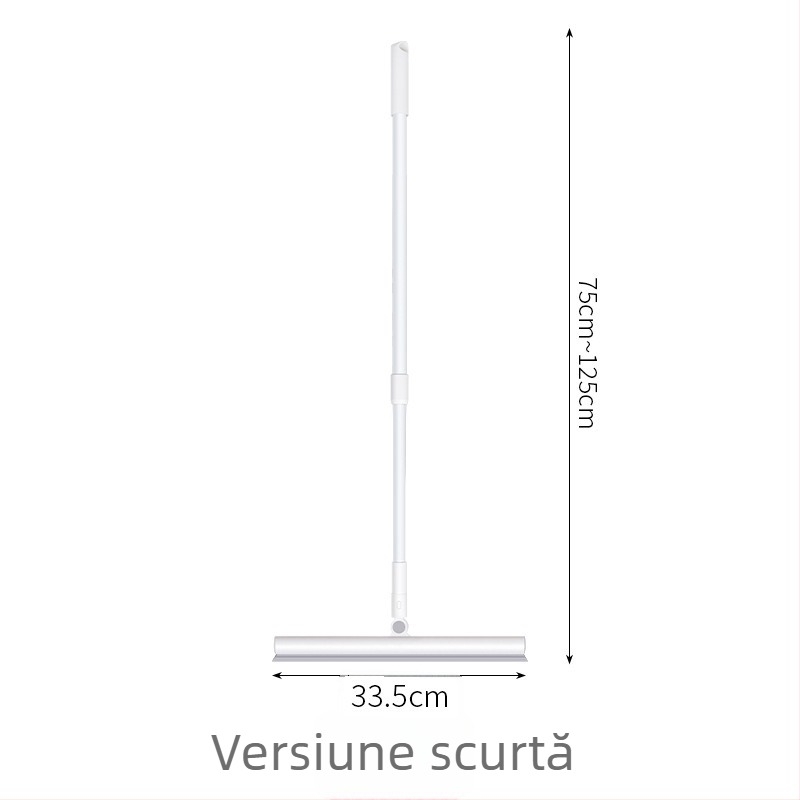 Mătura magică din silicon pentru podea și baie, șterge apa rapid, usucă podelele ude, suport de montare pe perete.