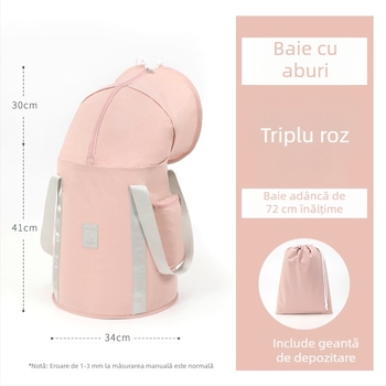 Cadă pliabilă pentru baie la picioare, portabilă, pentru uz casnic, până la genunchi, pentru băi de picioare toamnă-iarna