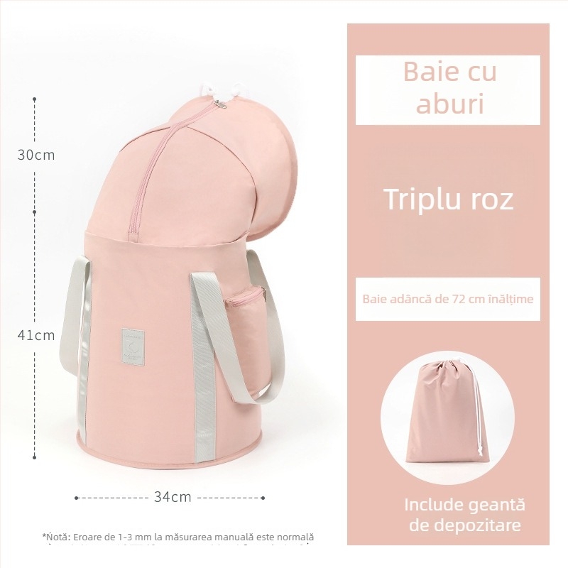 Cadă pliabilă pentru baie la picioare, portabilă, pentru uz casnic, până la genunchi, pentru băi de picioare toamnă-iarna