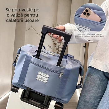 Geantă de voiaj cu capacitate mare 20–35 L, ușoară, compartiment pentru umede și uscate, pentru călătorii de relaxare