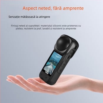 Insta360 X4 Capac din silicon pentru lentilă și capac de protecție a carcasei