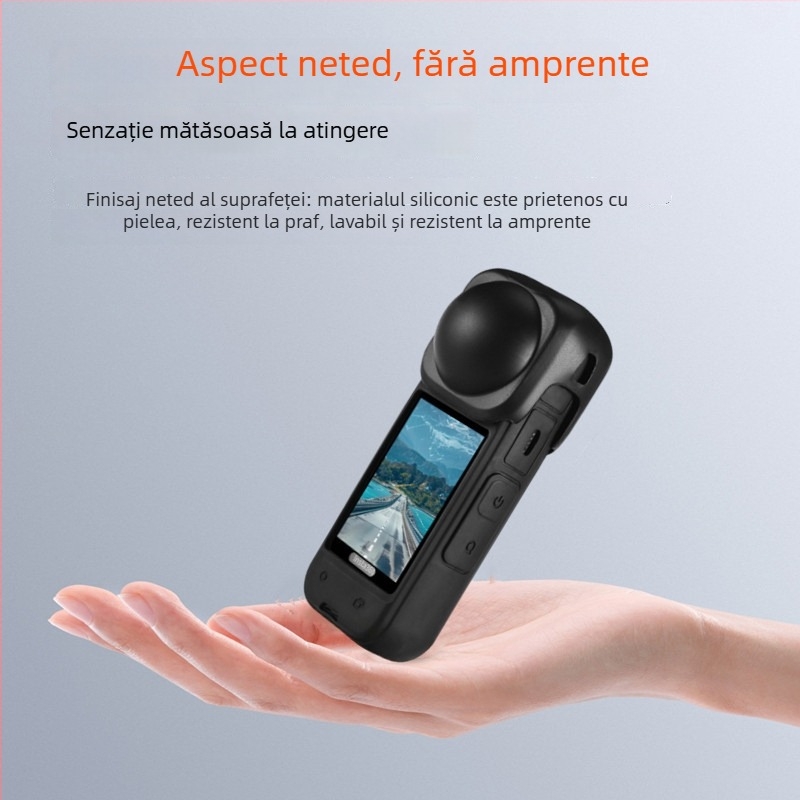 Insta360 X4 Capac din silicon pentru lentilă și capac de protecție a carcasei