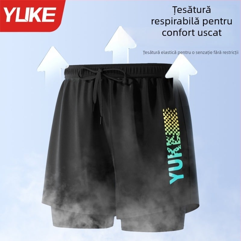 Costum de baie bărbătesc, două straturi, 2026, pentru adulți, design anti-jenă, set complet pentru băi termale