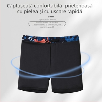 Promise șorturi de baie pentru bărbați cu dublu strat, uscare rapidă, culoare solidă, stil briefs