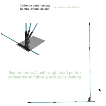 Antrenor de golf pentru swing: reglaj postură și unghi, ajutor pentru antrenarea traiectoriei swing