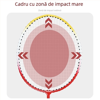 Rachetă de badminton Boshika pentru începători - set de două rachete pentru elevi