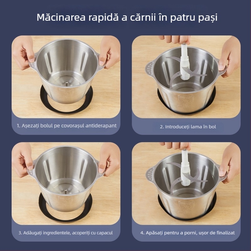 Hanjios mașină de tocat carne – automată, puternică, pentru uz comercial și casnic