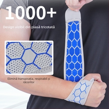 Suport pentru încheietură, protecție împotriva entorsei și a tendoanelor, pentru tenis și badminton