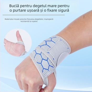 Suport pentru încheietură, protecție împotriva entorsei și a tendoanelor, pentru tenis și badminton