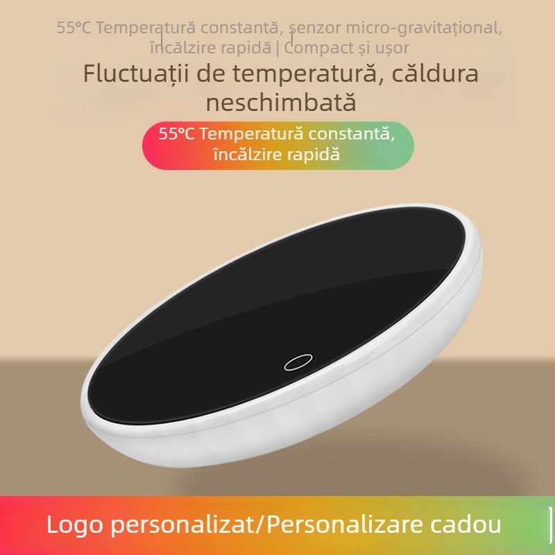 Suport încălzitor pentru ceașcă cu temperatură constantă — bază universală pentru cafea, izolație pentru birou sau cămin, încălzire rapidă a laptelui