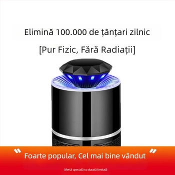 Lampă de distrugere a țânțarilor pentru dormitor, cu aspirație fizică — sigură pentru gravide și sugari