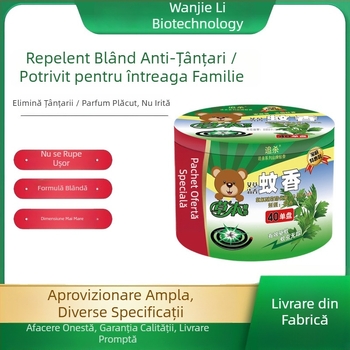 40 tavă mugwort anti-țânțari, neelectrice, pentru uz casnic și în aer liber