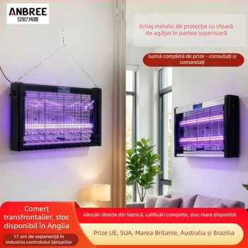 Lampă de interior pentru omorârea țânțarilor, cu lumină mov, capcană biomimică automată