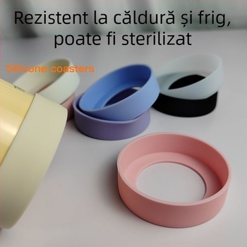Protector din silicon pentru baza ceștii/termosului – antiaderent, izolație termică, husă protectoare rezistentă la uzură pentru baze de ceainice