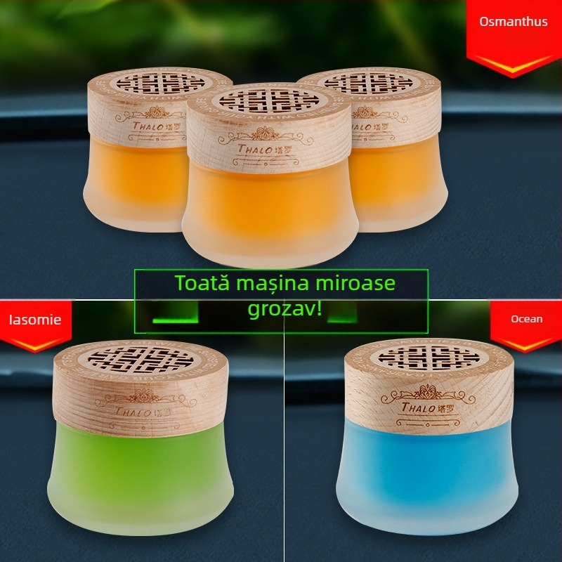 Parfum solid pentru mașină – aromă delicată, durată lungă, ornament interior și odorizant de aer