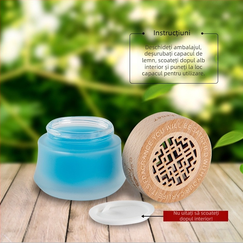 Parfum solid pentru mașină – aromă delicată, durată lungă, ornament interior și odorizant de aer