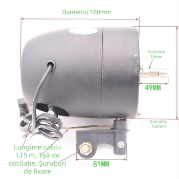 Cap de motor universal de înaltă putere pentru ventilatoare industriale, pentru podea și montaj pe perete, motor mecanic