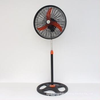 Ventilator de podea de 18 inci, 3 palete, putere mare, bază cu 12 găuri