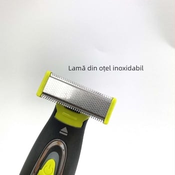 Aparat de ras electric unisex cu încărcare USB, cap lavabil