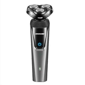 Dingke 8806 Aparat de ras electric pentru bărbați, cap cu trei lame, set trei în unu, lavabil, încărcare USB