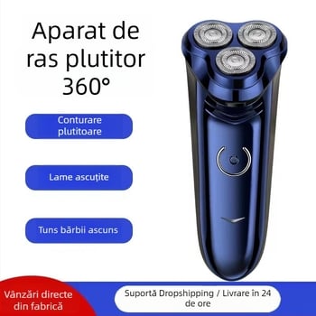 Feinette 5688 aparat de ras electric cu trei capete flotante pentru bărbați