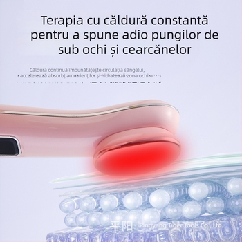 Masaj ocular portabil, cu baterie reîncărcabilă, infuzie de nutrienți și rejuvenare a pielii cu ioni negativi