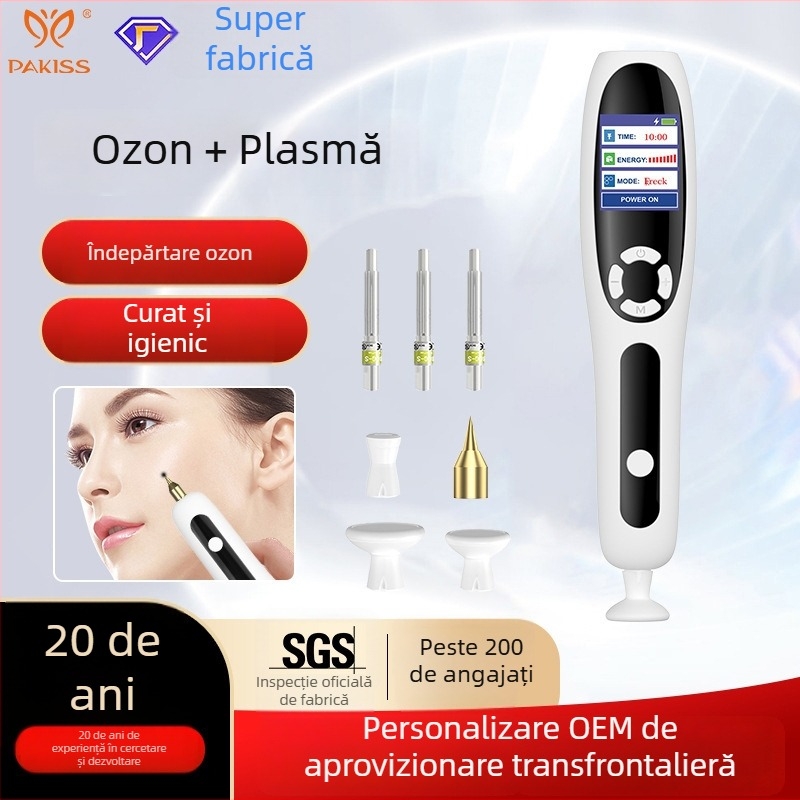 Pix cu plasmă pentru îndepărtarea petelor cu funcție ozon – pentru pete, alunițe și acnee – aparat de înfrumusețare facial