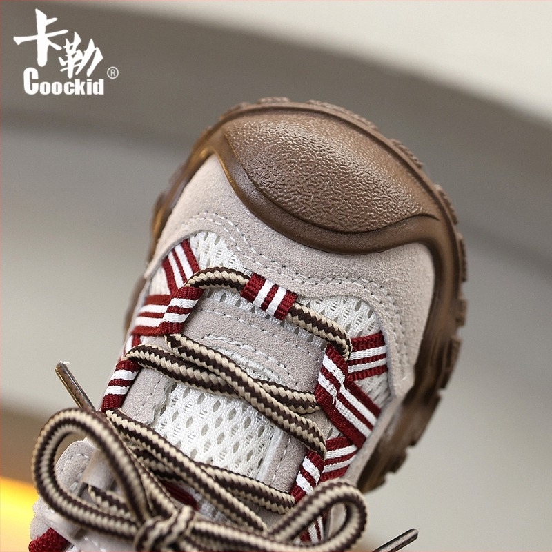 Kale Pantofi sport casual pentru copii mici, în dungi, cu Velcro, respirabili și antiderapante