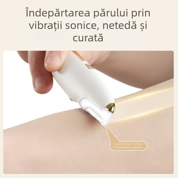 Dispozitiv de îndepărtare a părului cu vibrații sonice – aparat electric pentru modelarea sprâncenelor și îndepărtarea părului de pe picioare, dispozitiv de înfrumusețare
