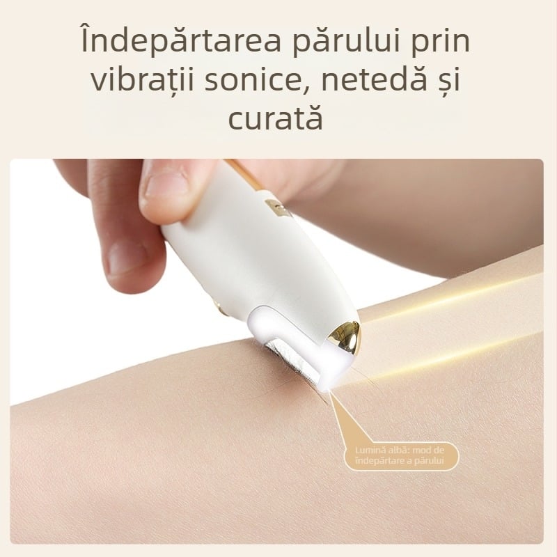 Dispozitiv de îndepărtare a părului cu vibrații sonice – aparat electric pentru modelarea sprâncenelor și îndepărtarea părului de pe picioare, dispozitiv de înfrumusețare