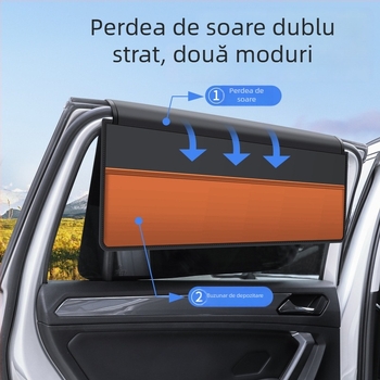 Personalizare OEM: Cortină de protecție solară auto, cortină din vinil magnetic pentru geamuri laterale