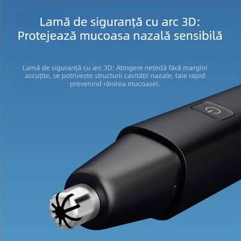 Trimmer electric pentru nas, reîncărcabil, automat, pentru bărbați și femei